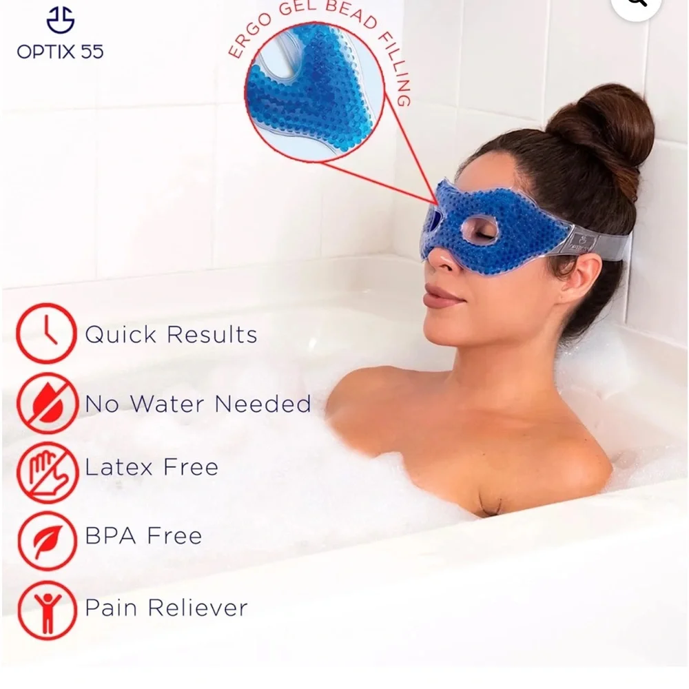Eye masks for microwave / freeze NWT great for migraine‎ relief, allergies